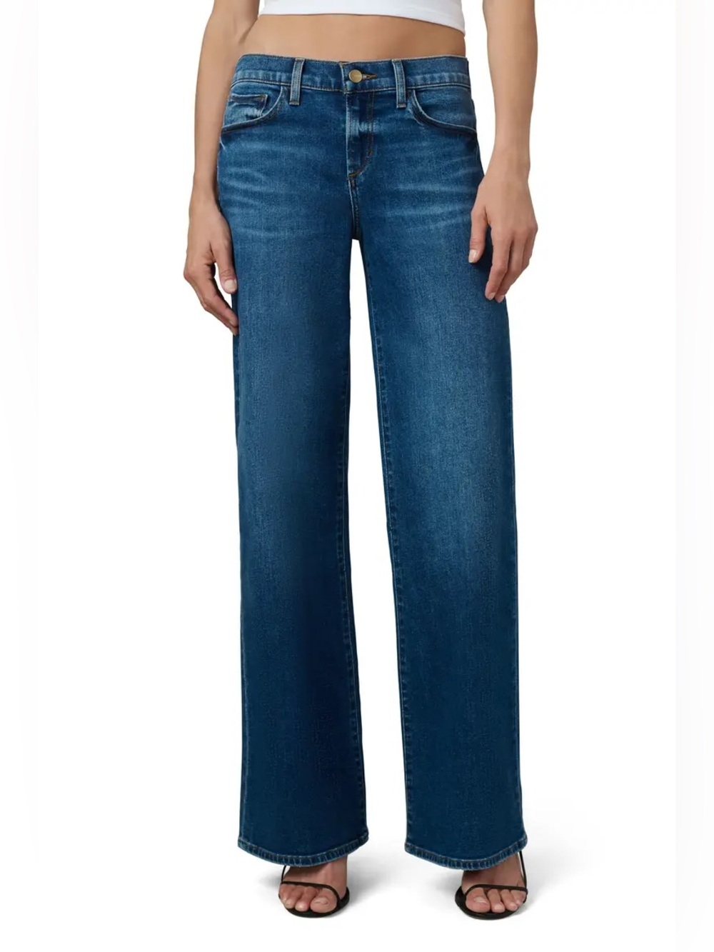 Joe's The Lou Lou Low Rise Wide Leg in Blue - 30